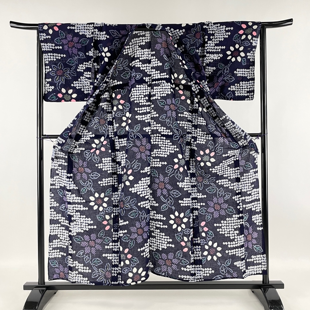 浴衣 身丈155cm 裄丈63cm 綿 美品 秀品 【中古】の通販 by バイセル ...