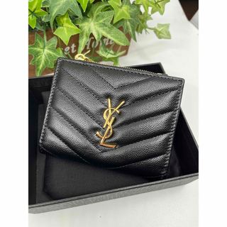 サンローラン(Saint Laurent)の【極美品】Saint Laurent モノグラム ウォレット 2つ折り(財布)