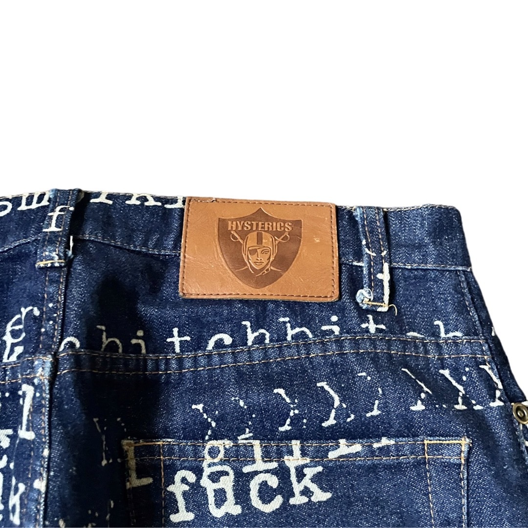 HYSTERIC GLAMOUR ヒステリック グラマータイプライターデニム HYSTERIC GLAMOUR ヒステリック グラマータイプライターデニム