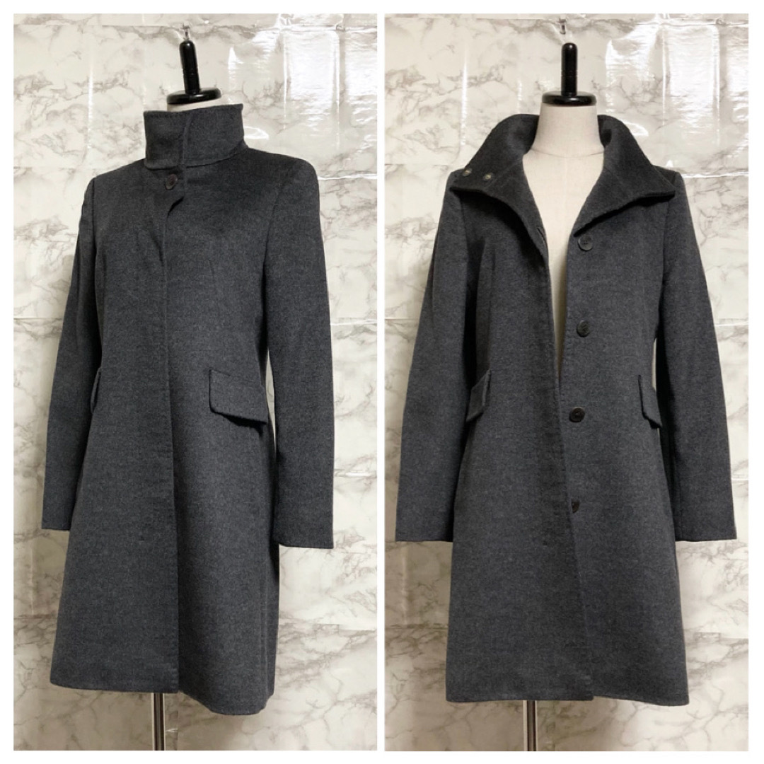 Max Mara(マックスマーラ)の【専用出品】Max Mara STUDIO セットアップ+コート ２点おまとめ レディースのジャケット/アウター(ロングコート)の商品写真