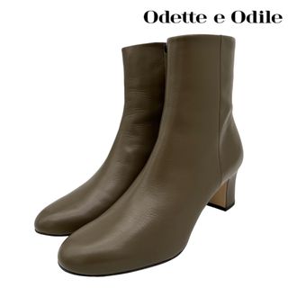 オデットエオディール(Odette e Odile)の〈新品〉Odette e Odile【25cm】サイドジップ ショートブーツ(ブーツ)