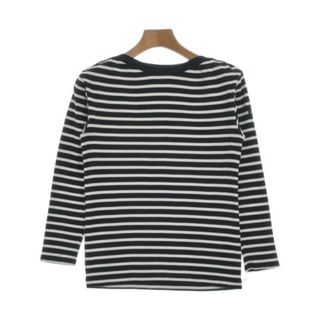 ルミノア(Le Minor)のLe minor ルミノア Tシャツ・カットソー -(S位) 黒x白(ボーダー) 【古着】【中古】(カットソー(半袖/袖なし))