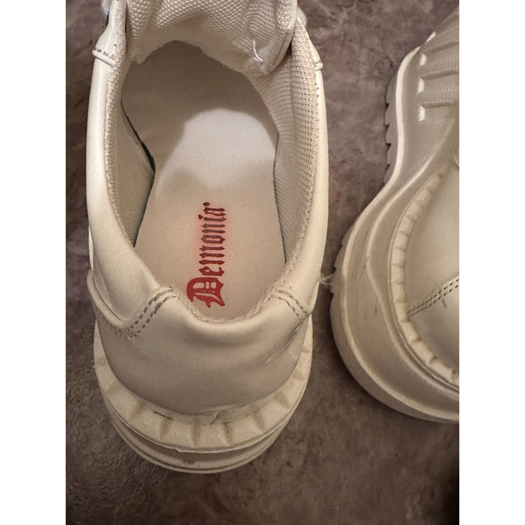 YOSUKE(ヨースケ)のDEMONIA　厚底スニーカー　ホワイト レディースの靴/シューズ(スニーカー)の商品写真