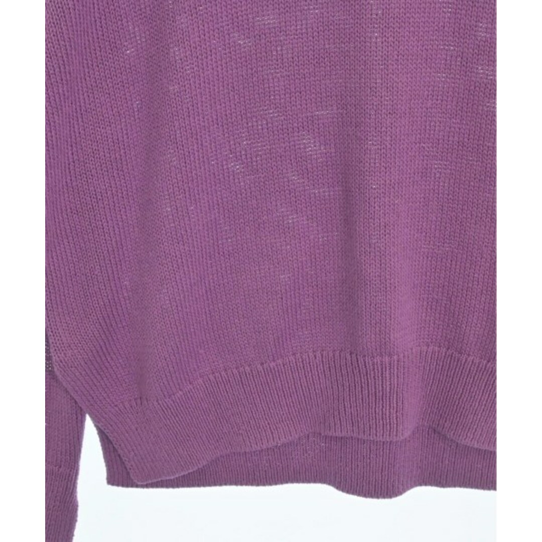 自由区(ジユウク)の自由区 ジユウク ニット・セーター 38(M位) 紫 【古着】【中古】 レディースのトップス(ニット/セーター)の商品写真
