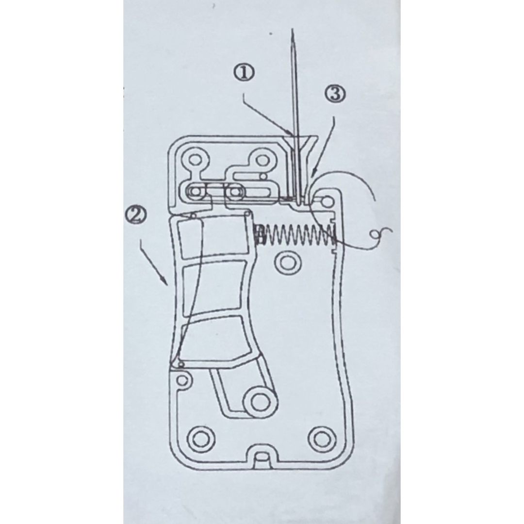 ワンタッチ自動糸通し器　糸通し器 ハンドメイドの素材/材料(生地/糸)の商品写真