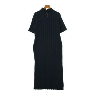 ジルサンダー(Jil Sander)のJIL SANDER ジルサンダー ワンピース 32(XS位) 紺 【古着】【中古】(ひざ丈ワンピース)