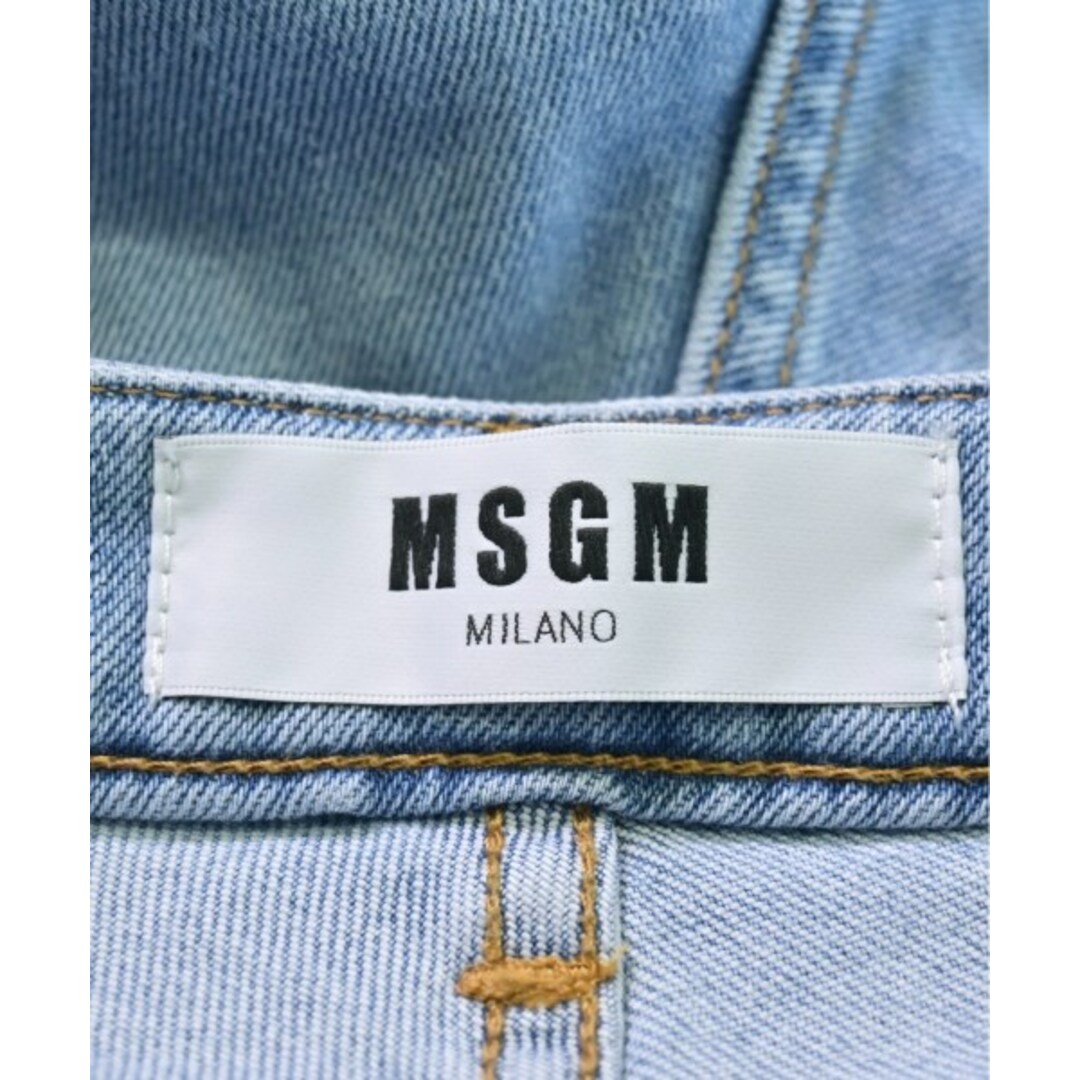 MSGM - MSGM エムエスジーエム デニムパンツ 38(S位) 青(デニム