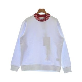 エムエスジイエム(MSGM)のMSGM エムエスジーエム スウェット M 白 【古着】【中古】(トレーナー/スウェット)