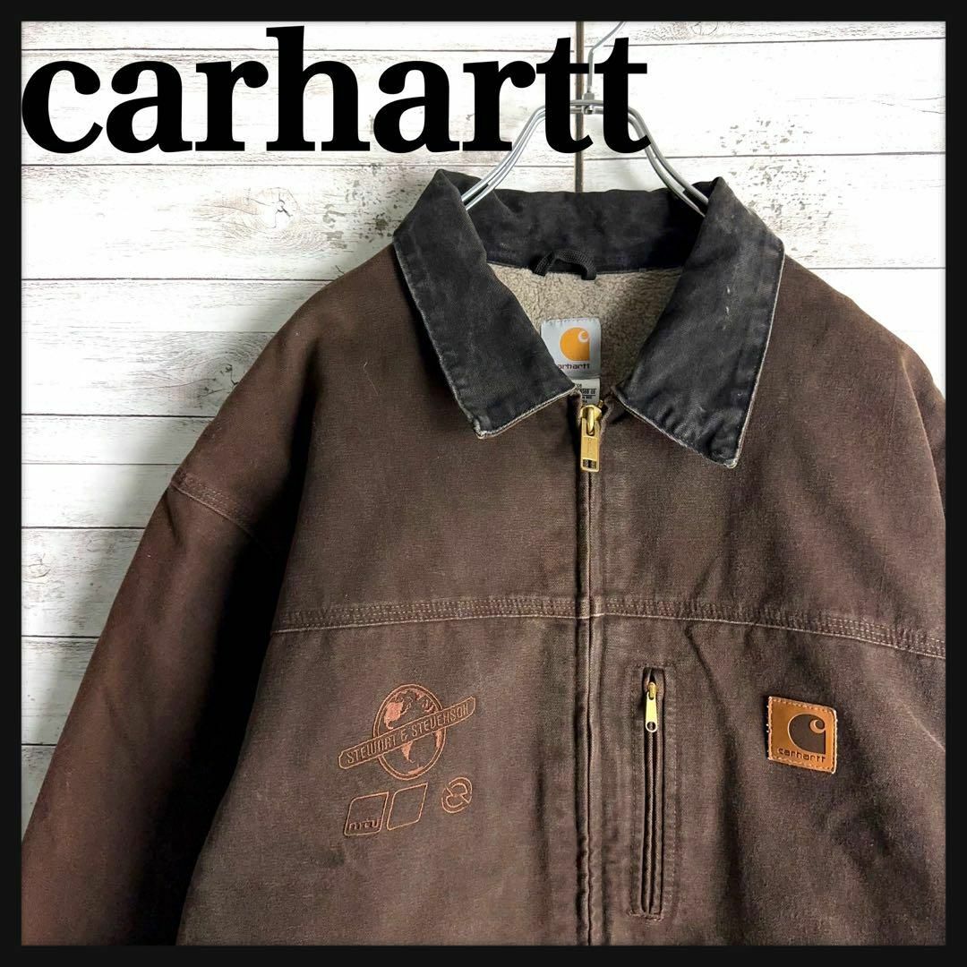 carhartt - 8335【限定デザイン】カーハート☆ダック地 刺繍ロゴ肉厚