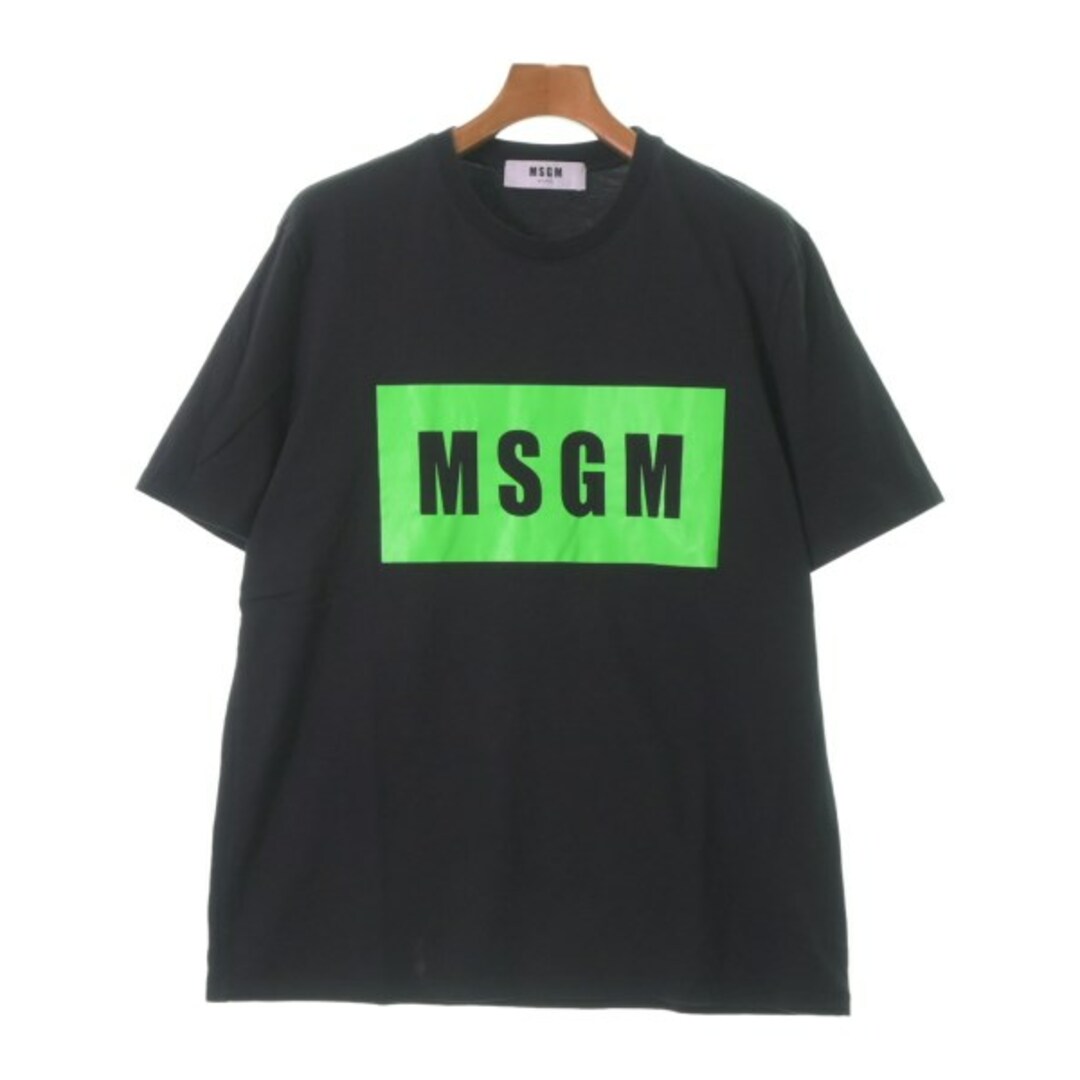 MSGM(エムエスジイエム)のMSGM エムエスジーエム Tシャツ・カットソー M 黒 【古着】【中古】 メンズのトップス(Tシャツ/カットソー(半袖/袖なし))の商品写真