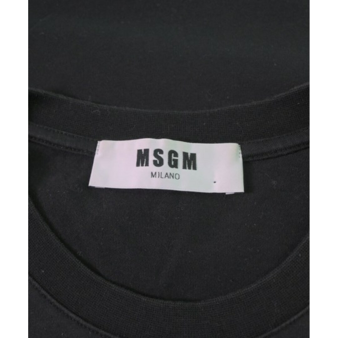 MSGM(エムエスジイエム)のMSGM エムエスジーエム Tシャツ・カットソー M 黒 【古着】【中古】 メンズのトップス(Tシャツ/カットソー(半袖/袖なし))の商品写真