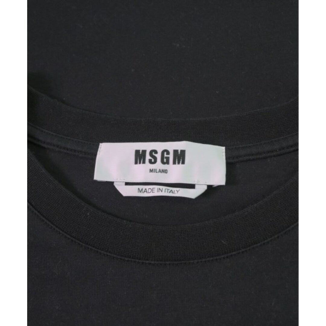 薄手裏地MSGM エムエスジーエム Tシャツ・カットソー XL 黒