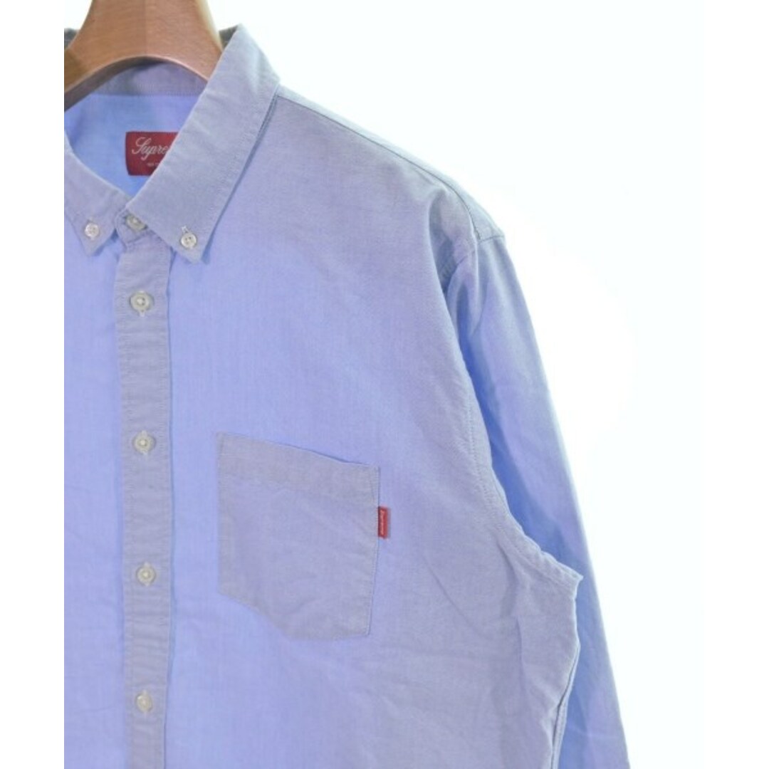 Supreme - Supreme シュプリーム カジュアルシャツ L 青 【古着