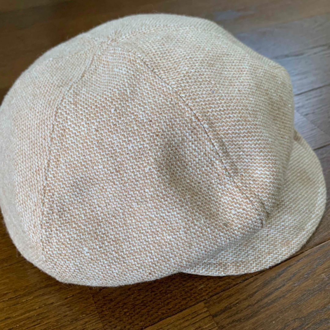 2OZ トゥーオンス　帽子　キャスケット　ベージュ レディースの帽子(キャスケット)の商品写真