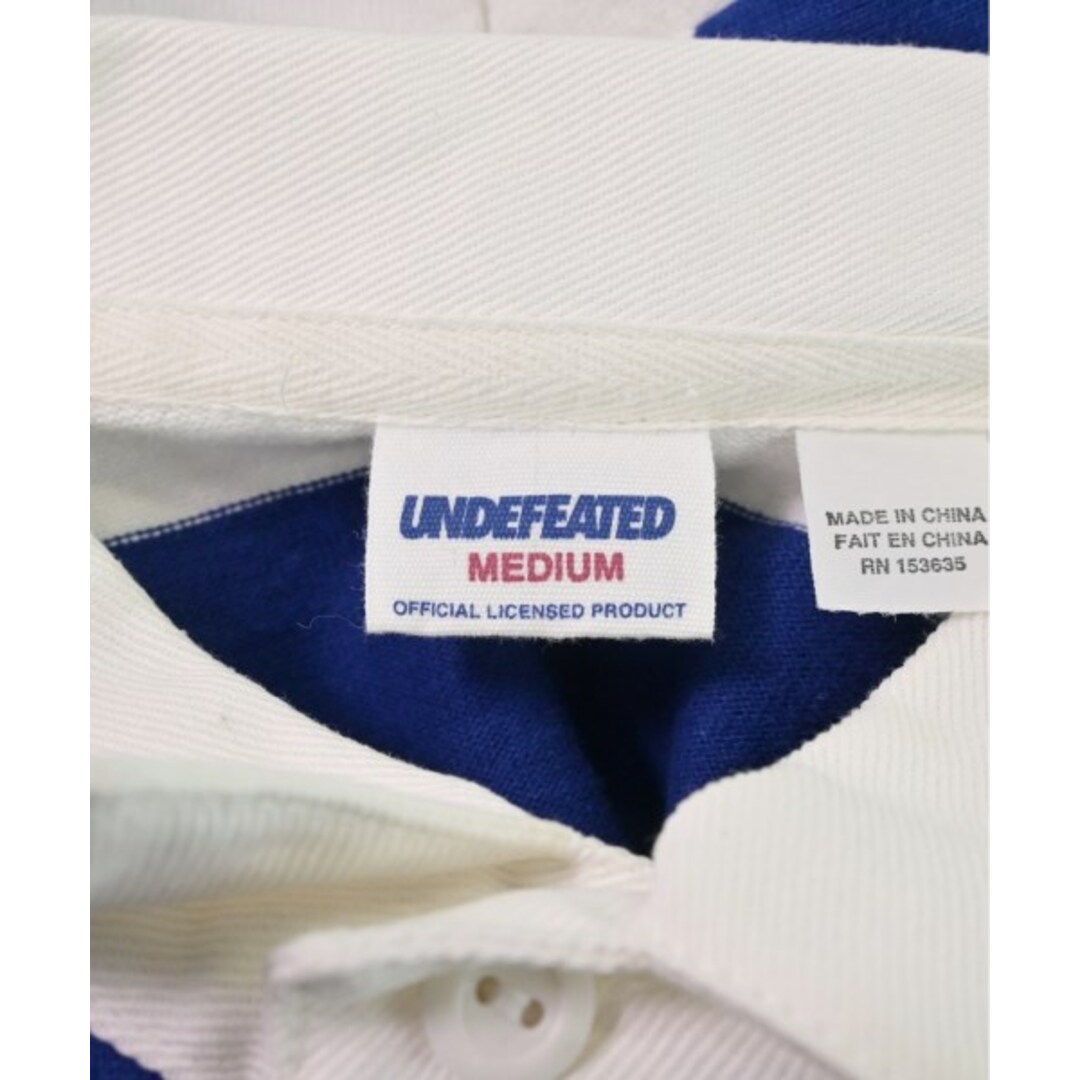 UNDEFEATED(アンディフィーテッド)のUNDEFEATED Tシャツ・カットソー M 白x青x赤(ボーダー) 【古着】【中古】 メンズのトップス(Tシャツ/カットソー(半袖/袖なし))の商品写真