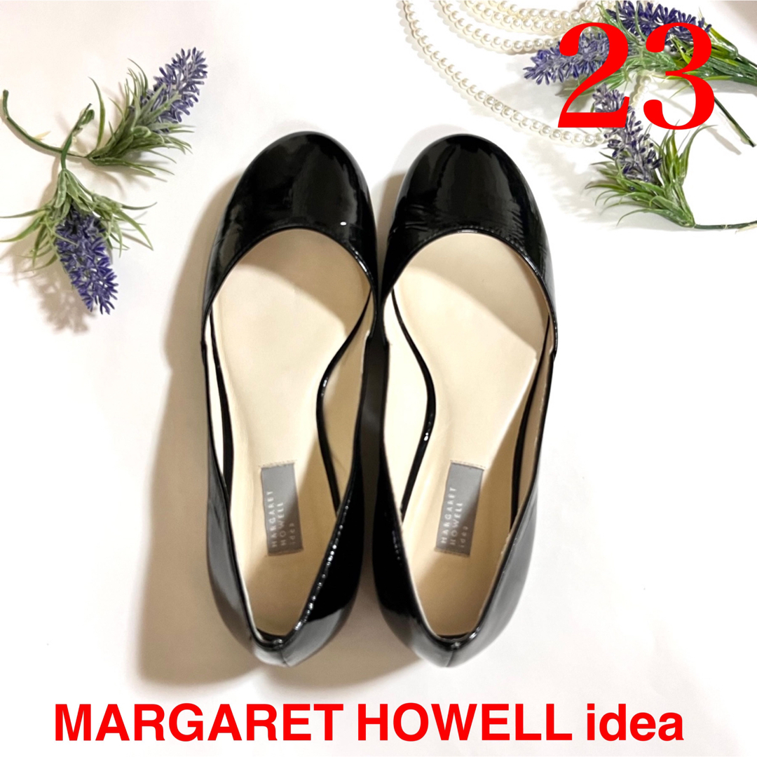 MARGARET HOWELL - MARGARET HOWELL idea フラット パンプス 黒 23