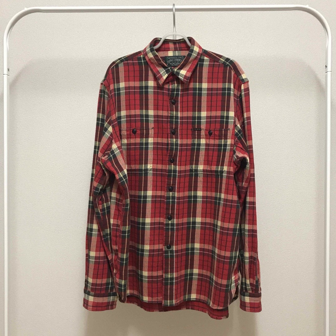 Ralph Lauren(ラルフローレン)の④ラルフローレン RALPH LAUREN POLO COUNTRY ネルシャツ メンズのトップス(シャツ)の商品写真