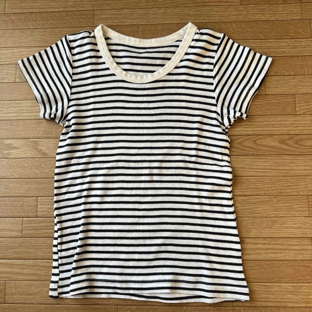 西松屋(ニシマツヤ)の半袖シャツ 4枚セット キッズ/ベビー/マタニティのキッズ服男の子用(90cm~)(下着)の商品写真