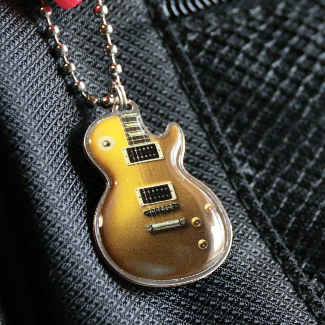 オーダー品【新商品】ギブソン・レスポール エレキギター キーホルダー 楽器のギター(エレキギター)の商品写真