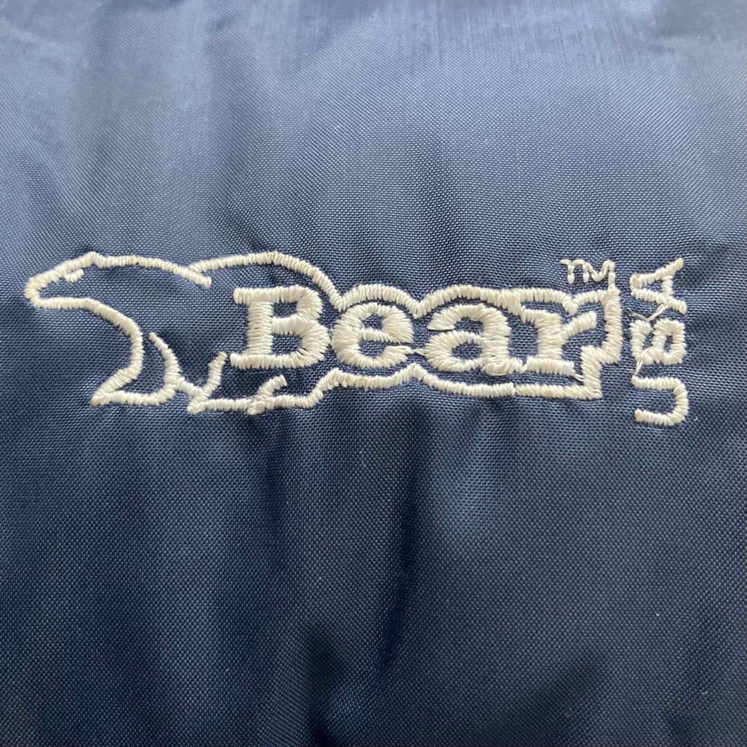 BearUSA　ベアー　 ダウンジャケット　リバーシブル　肉厚　刺繍ロゴ　緑