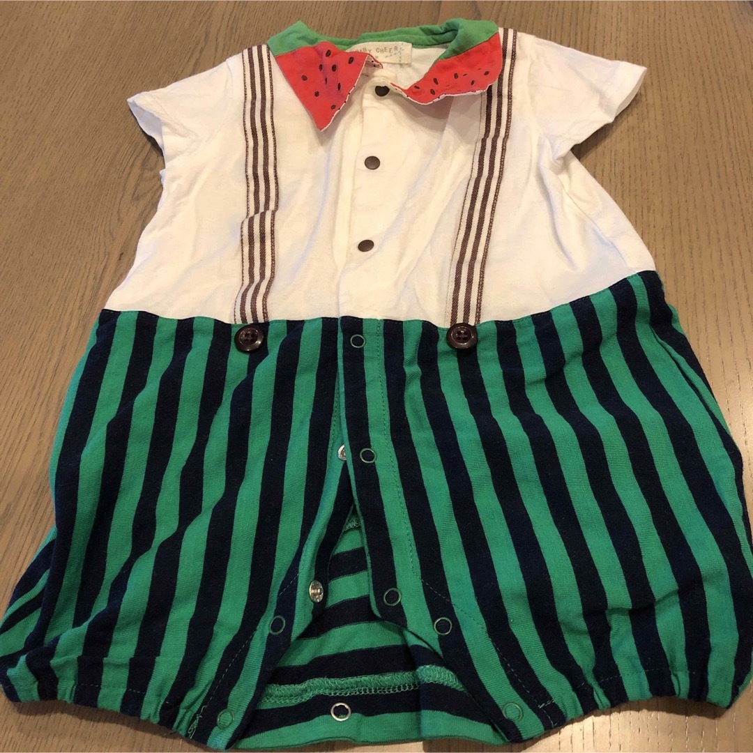 PETIT BATEAU(プチバトー)のプチバトー男の子赤ちゃん用洋服セット(写真追加別出品) キッズ/ベビー/マタニティのベビー服(~85cm)(ロンパース)の商品写真