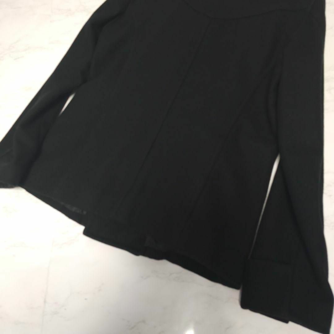 美品 ヒューゴボス ナポレオンコート 54 XXXL 銀ボタン パイピング 黒 極美品 ハイダウェイ ニコル ナポレオンpコート 48 銀ボタン