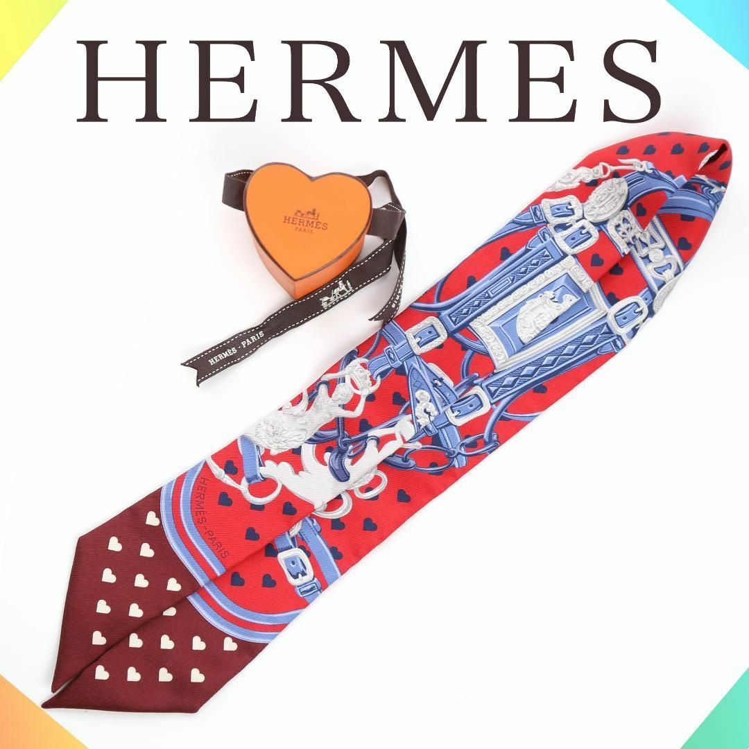 Hermes(エルメス)のHERMES エルメス ツイリー スカーフ ブリッド・ドゥ・ガラ・ラヴ レディースのファッション小物(バンダナ/スカーフ)の商品写真