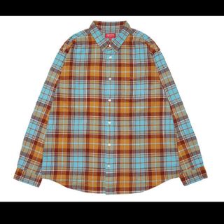 シュプリーム(Supreme)のsupreme plaid flannel shirt rust XLサイズ(シャツ)