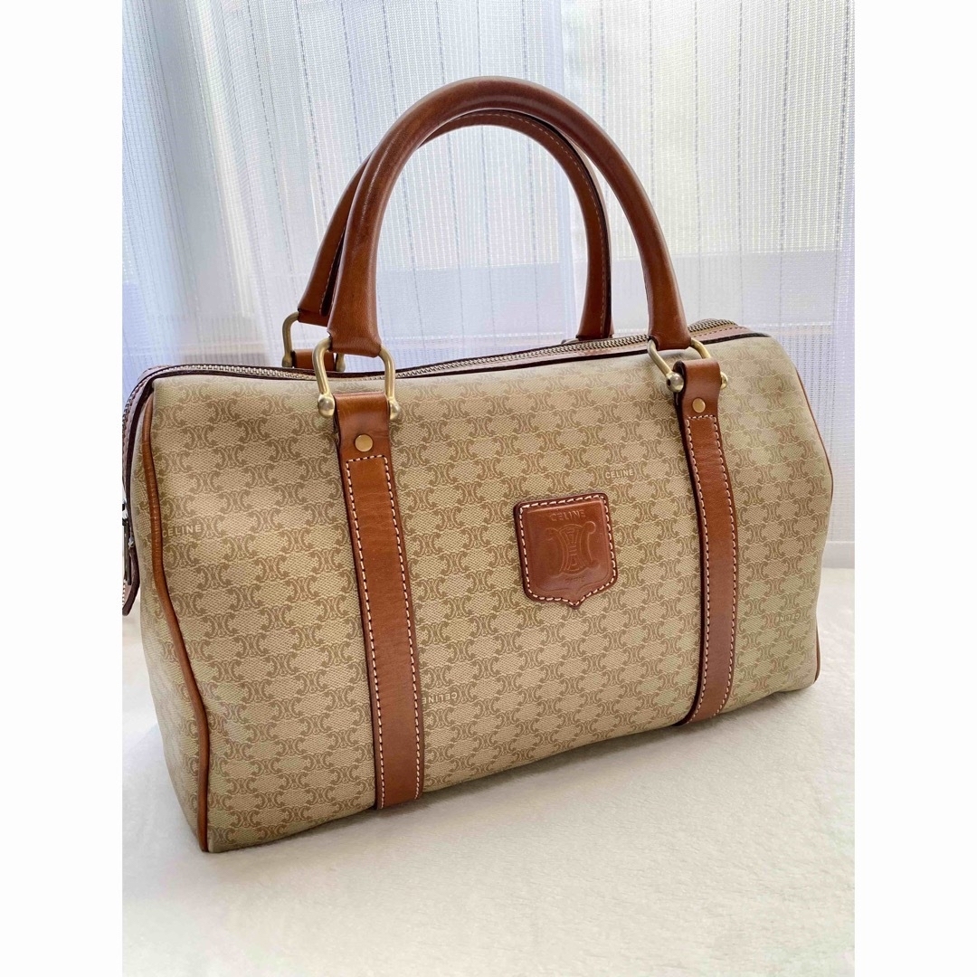 celine - CELINE BAG オールドセリーヌマカダム柄ミニボストンバッグ