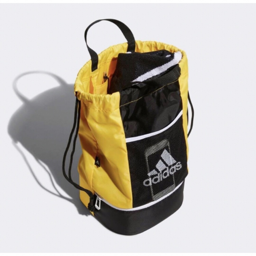 adidas(アディダス)のadidas アディダス キッズ ジム バッグ 新品 タグ付き キッズ/ベビー/マタニティのこども用バッグ(その他)の商品写真