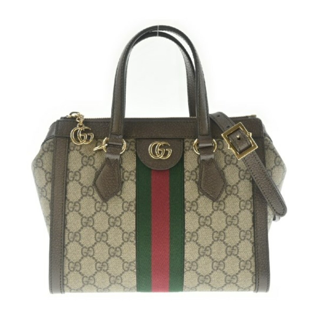 Gucci - GUCCI グッチ ショルダーバッグ - ベージュxグレー(総柄