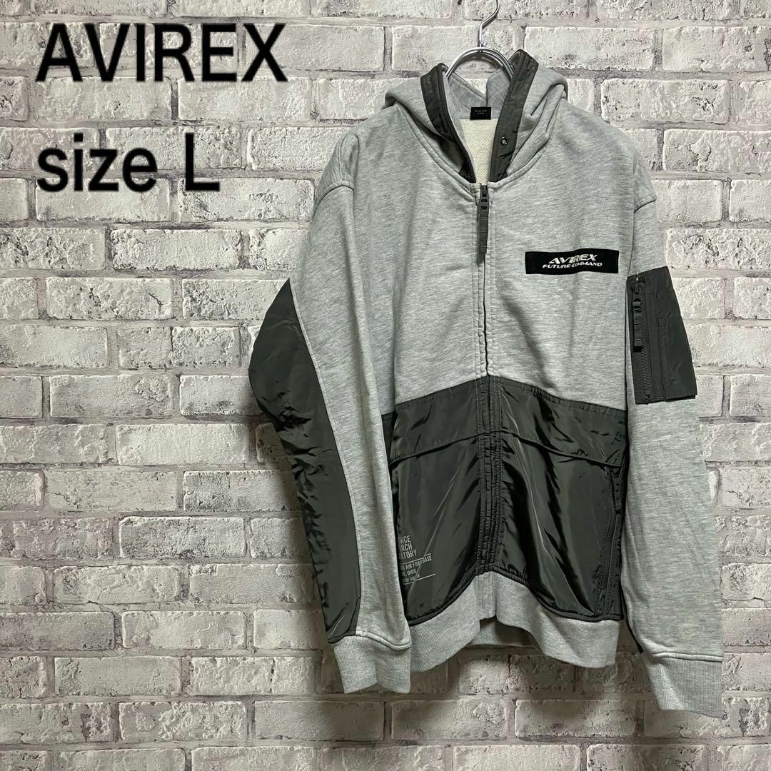 AVIREX(アヴィレックス)の【AVIREX】アビレックス ジップパーカー パーカー お洒落 メンズのトップス(パーカー)の商品写真