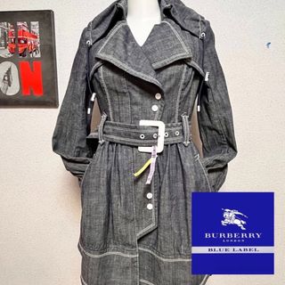 バーバリーブルーレーベル(BURBERRY BLUE LABEL)のBurberry  デニム素材トレンチコート(トレンチコート)