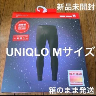 ユニクロ(UNIQLO)のユニクロ　超極暖　メンズ　ヒートテック　ウルトラウォーム　タイツ　ブラック　M(レギンス/スパッツ)