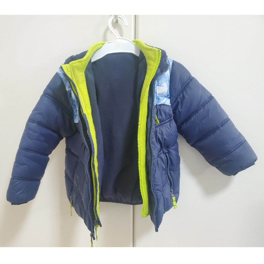 コストコ(コストコ)のコストコ　ダウンジャケット　スノズ　100 キッズ/ベビー/マタニティのキッズ服男の子用(90cm~)(コート)の商品写真