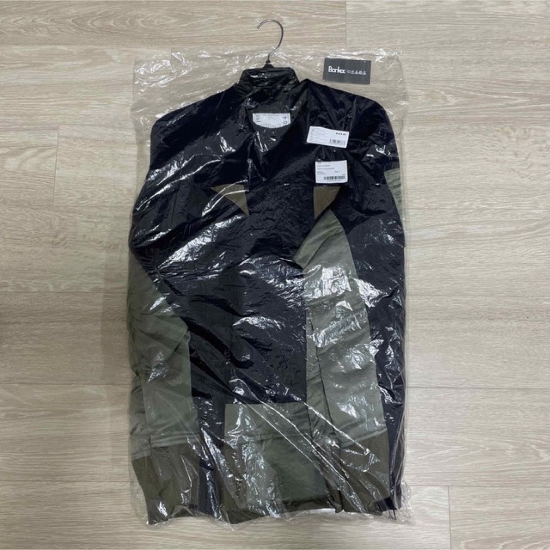 《新品》サカイ sacai ナイロン ツイル スポンジ スウェット プルオーバー