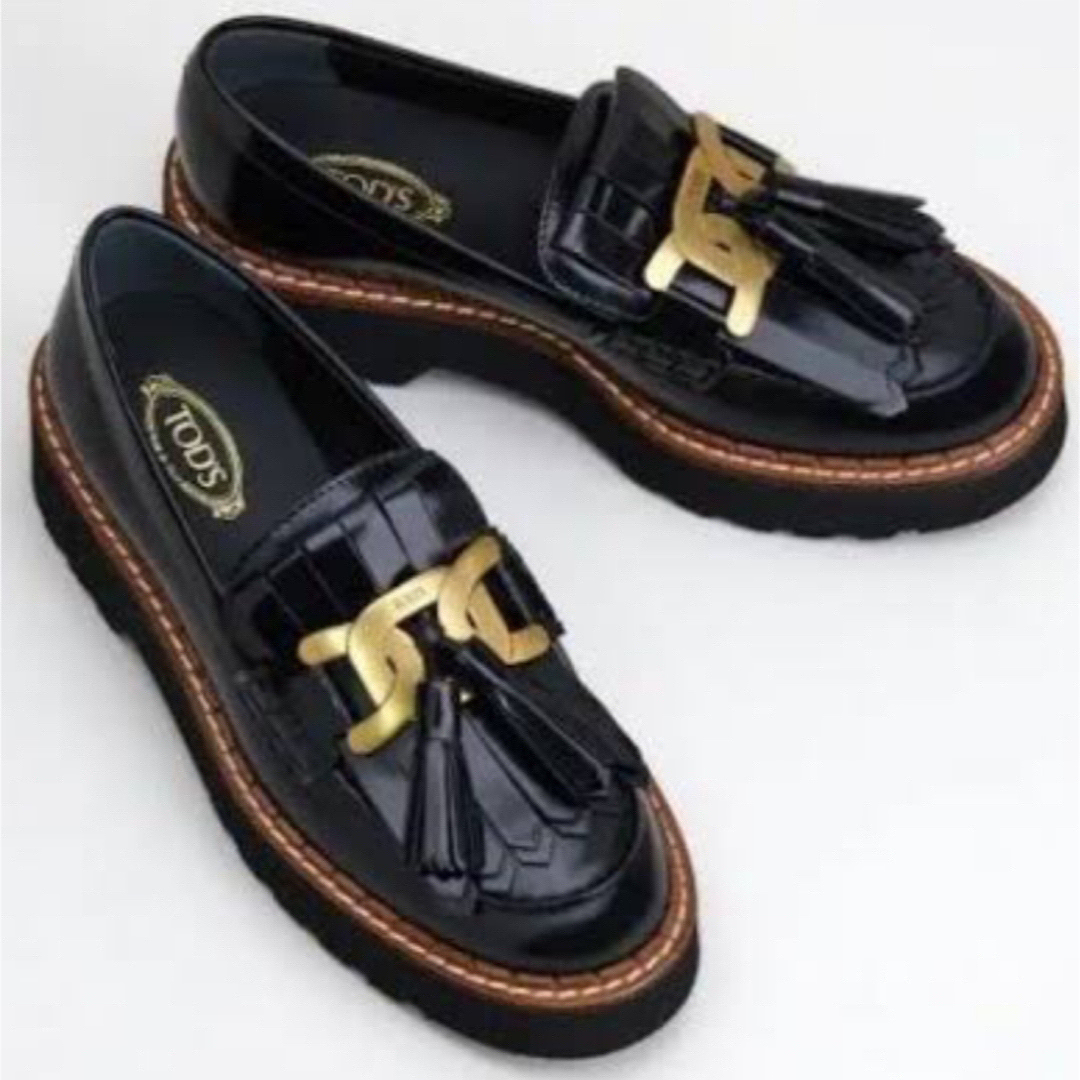 TOD'S(トッズ)のサフラン様専用トッズ　　ケイトタッセルローファー レディースの靴/シューズ(ローファー/革靴)の商品写真