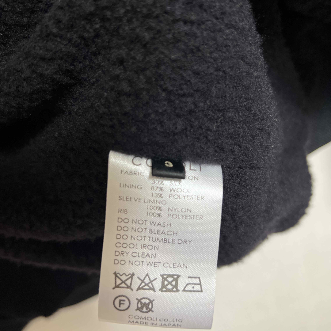 COMOLI 22aw コットンシルクトラックジャケット サイズ3 COMOLI 22aw コットンシルクトラックジャケット サイズ3