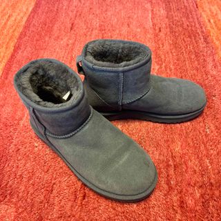 アグ(UGG)のUGG アグ　ハーフブーツ　25cm グレー　使用頻度低(ブーツ)