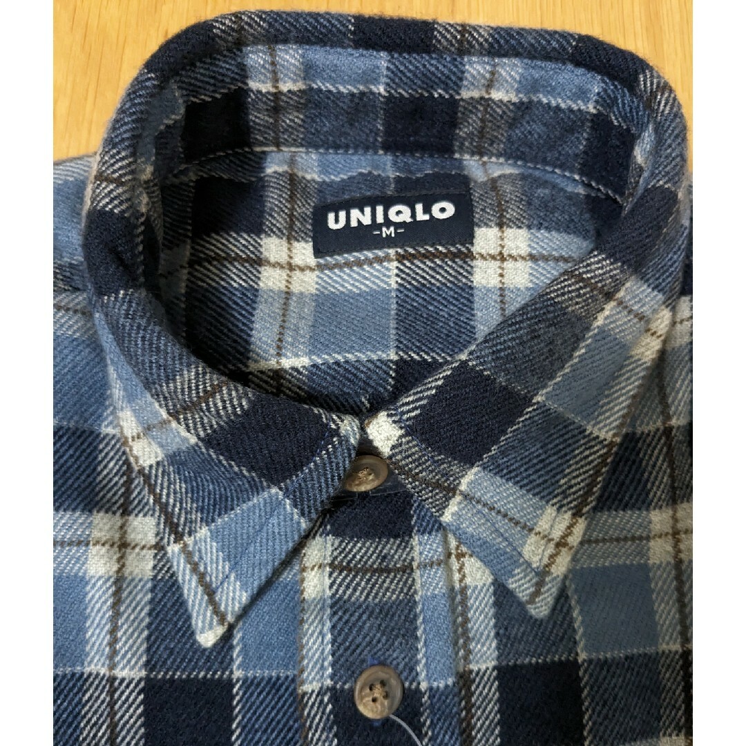 UNIQLO(ユニクロ)のUNIQLO　ユニクロ　オールド　old チェック　ネルシャツ　オンブレ　未使用 メンズのトップス(シャツ)の商品写真