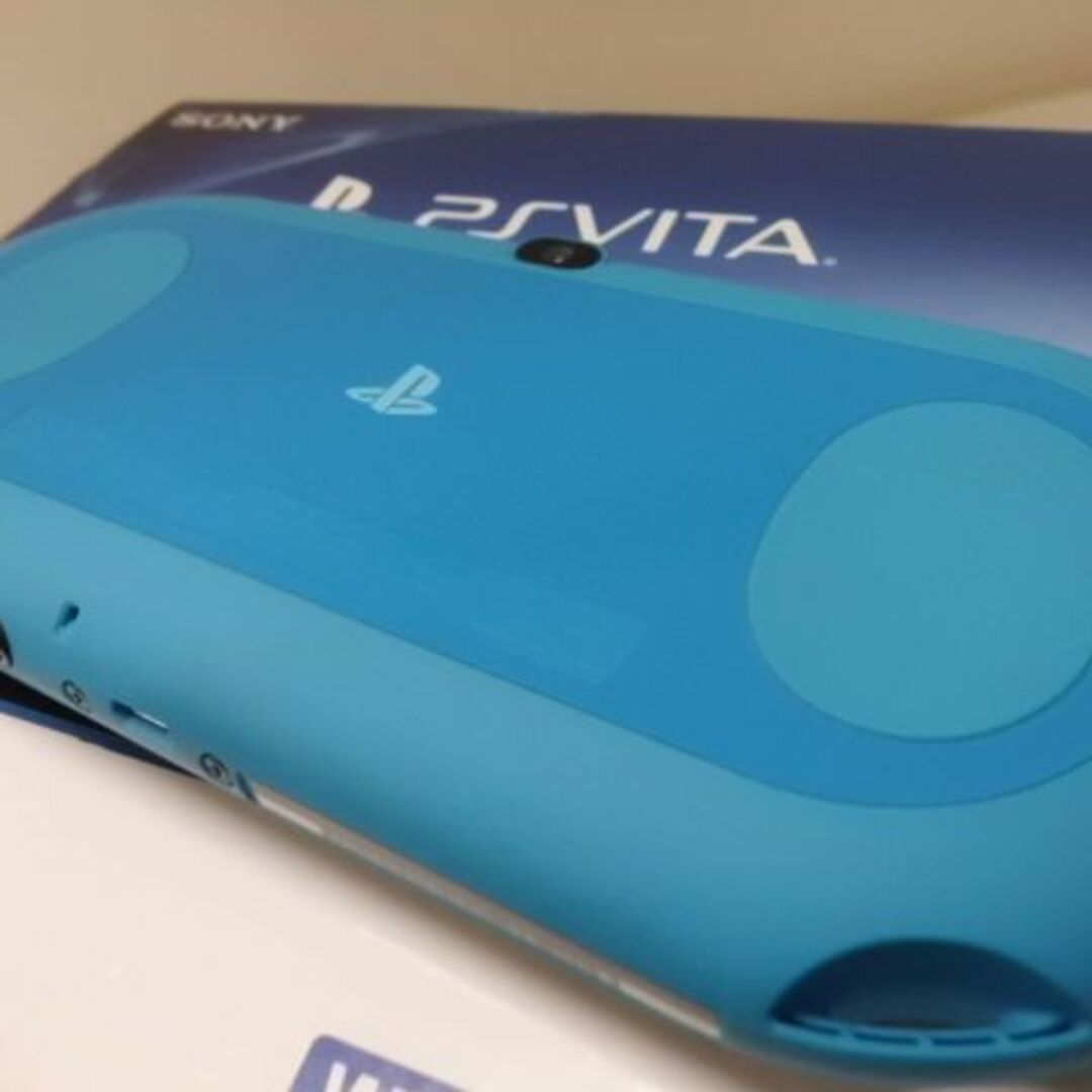 PlayStation Vita(プレイステーションヴィータ)のPSVITA PCH-2000 Aqua Blue エンタメ/ホビーのゲームソフト/ゲーム機本体(携帯用ゲーム機本体)の商品写真