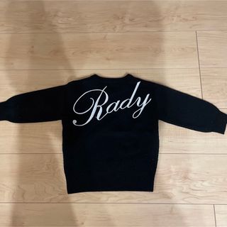 レディー(Rady)のちびRady バックロゴ トレーナー(ニット)