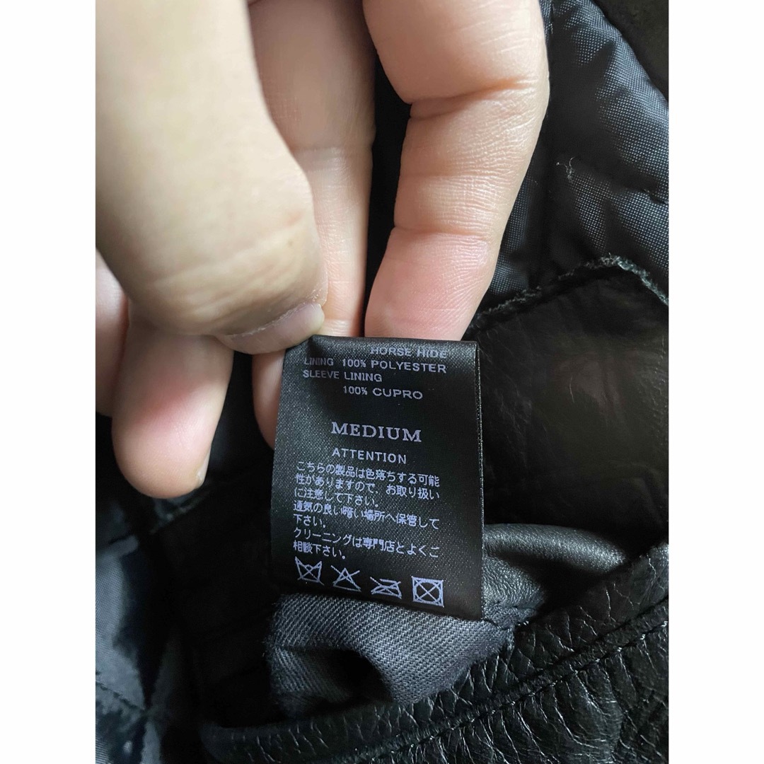 RUDE GALLERY(ルードギャラリー)のRUDEGALLERY BLACK REBEL OUTSIDERS JACKET メンズのジャケット/アウター(ライダースジャケット)の商品写真