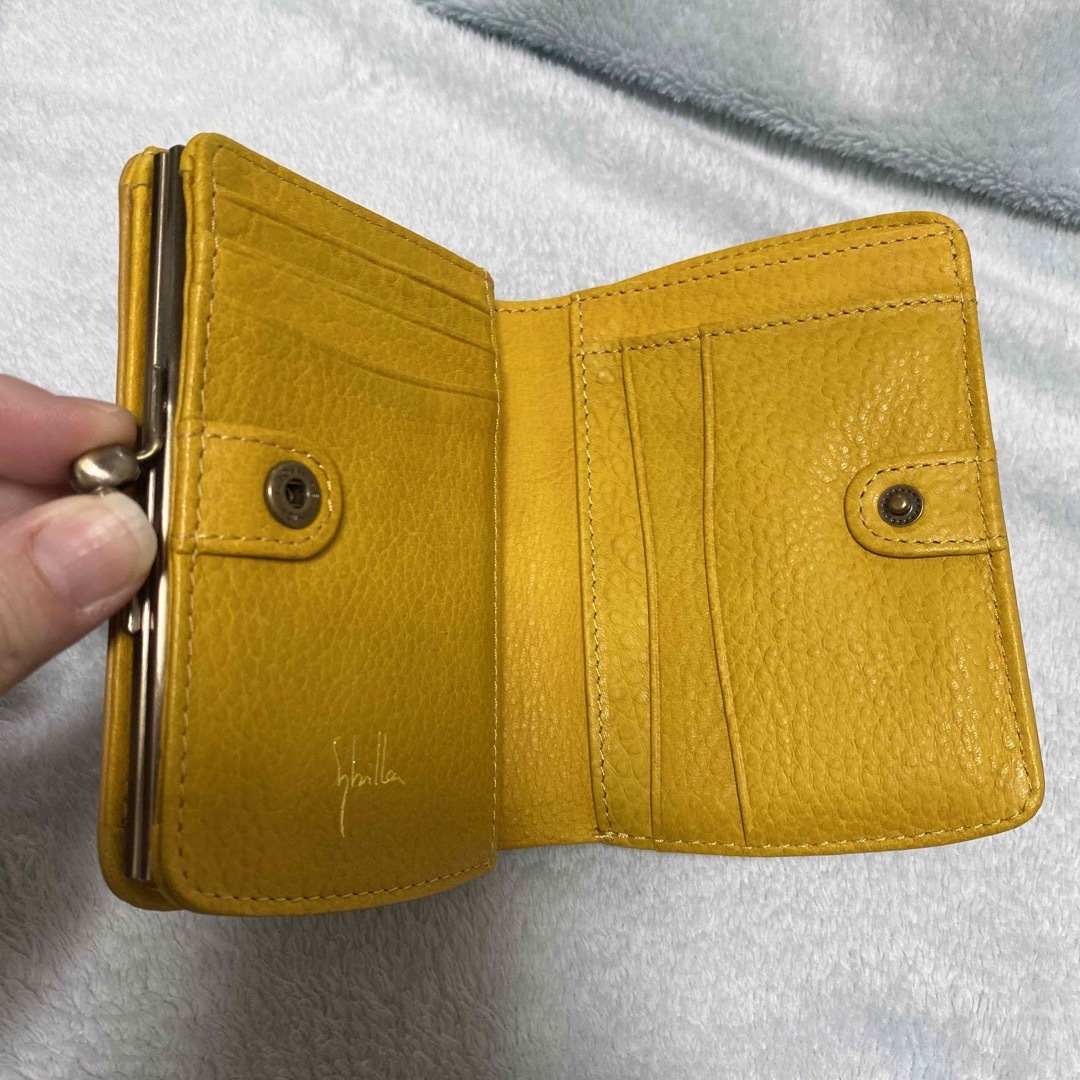Sybilla(シビラ)の新品未使用　シビラ　sybilla  ピエッサ　がまぐち　財布　黄色　イエロー レディースのファッション小物(財布)の商品写真