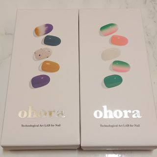 オホーラ(ohora)の⭐新品・未開封　ohora ハンドネイルシール⭐2箱セット(その他)