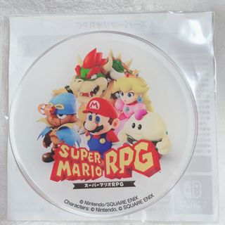 ニンテンドウ(任天堂)のマリオRPG 特典 アクリルコースター(収納/キッチン雑貨)