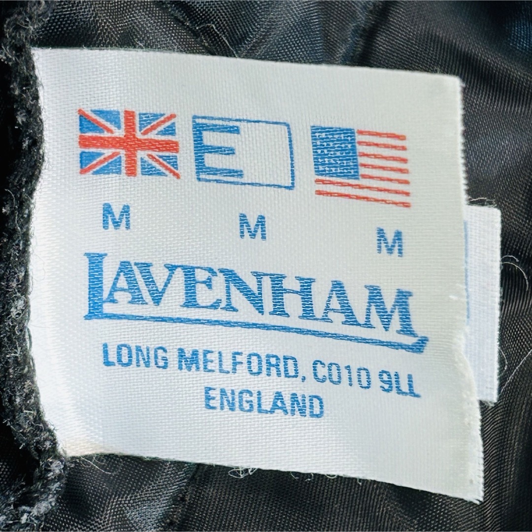 LAVENHAM(ラベンハム)の【美品】ラベンハム　キルティングジャケット　ブラック　イギリス製　レディース　M レディースのジャケット/アウター(ブルゾン)の商品写真
