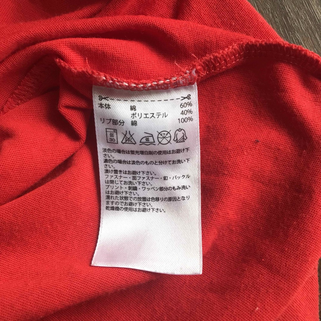 adidas(アディダス)のRUN DMC adidas Tシャツ レッド 赤 S 古着 ビンテージ メンズのトップス(Tシャツ/カットソー(半袖/袖なし))の商品写真