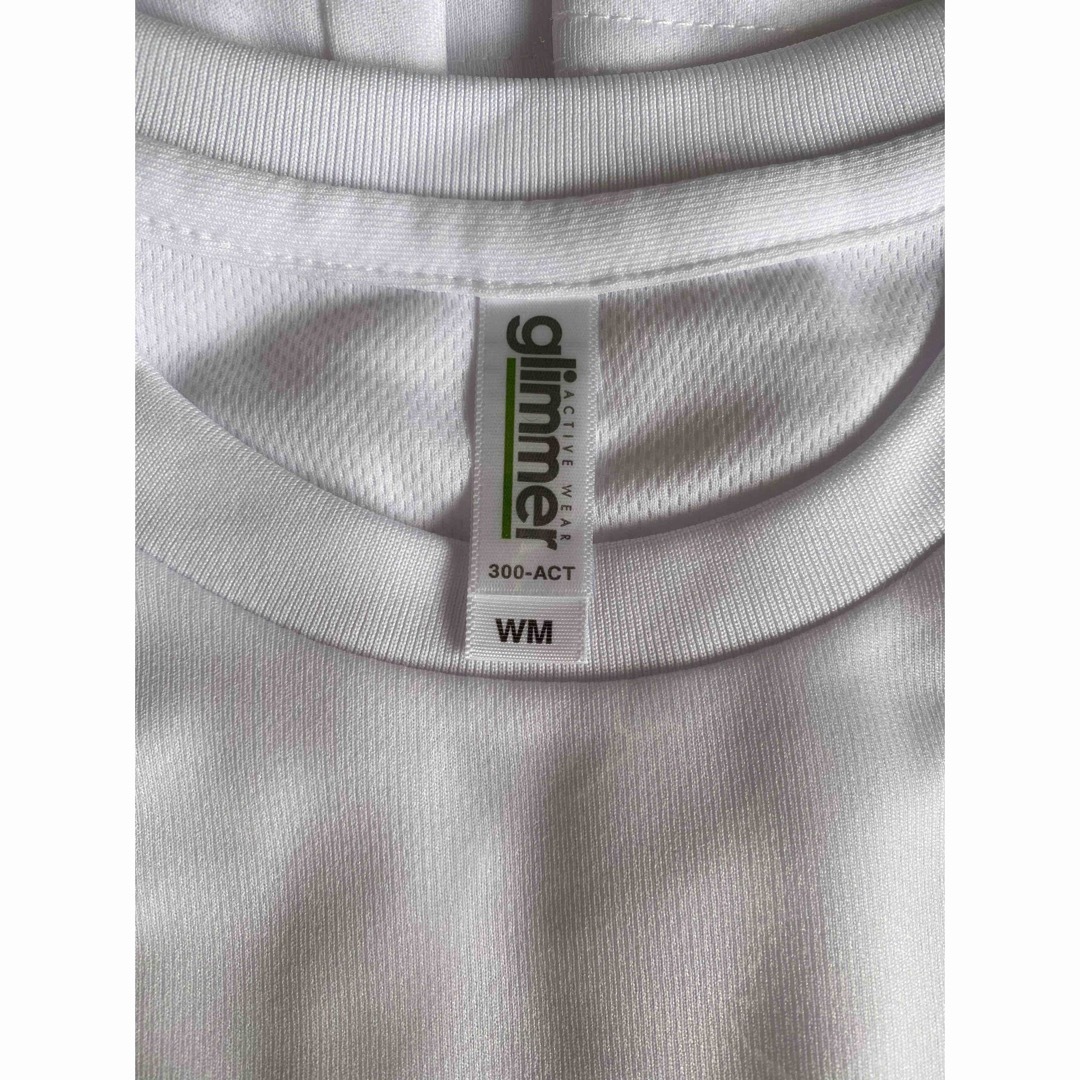 glimmer(グリマー)の吸汗速乾 Tシャツ 白 3枚セット レディースのトップス(Tシャツ(半袖/袖なし))の商品写真