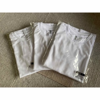 グリマー(glimmer)の吸汗速乾 Tシャツ 白 3枚セット(Tシャツ(半袖/袖なし))